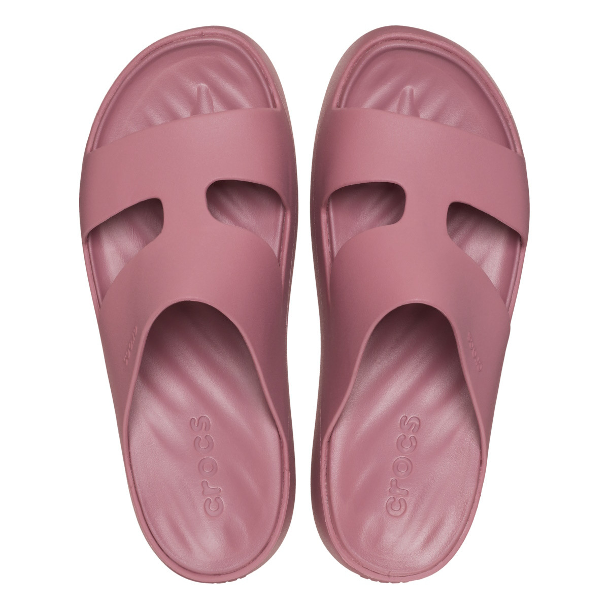 Papuci Crocs Getaway Platform H-Strap Roz - Cassis - 4 | YEO