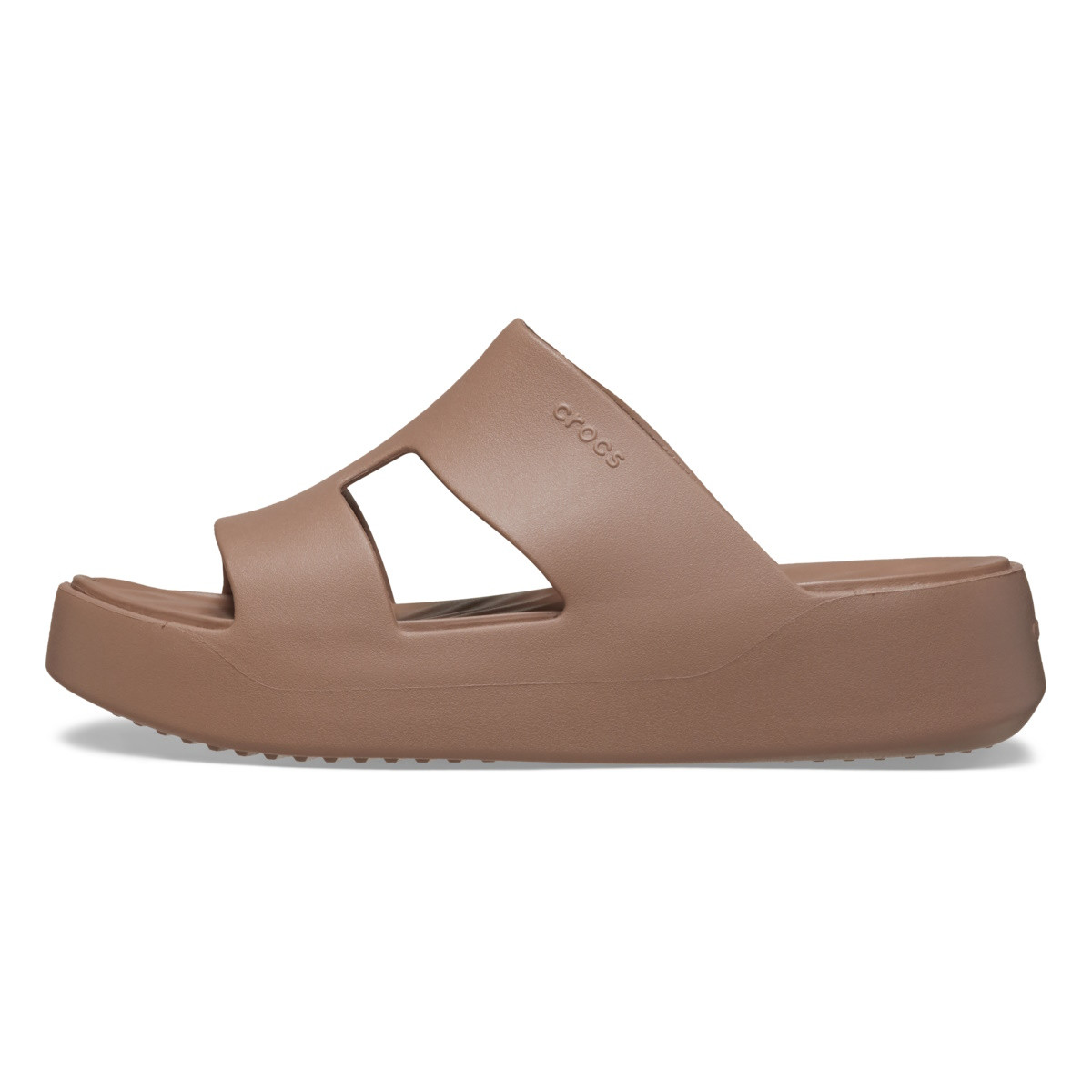 Papuci Crocs Getaway Platform H-Strap Maro - Latte - 2 | YEO