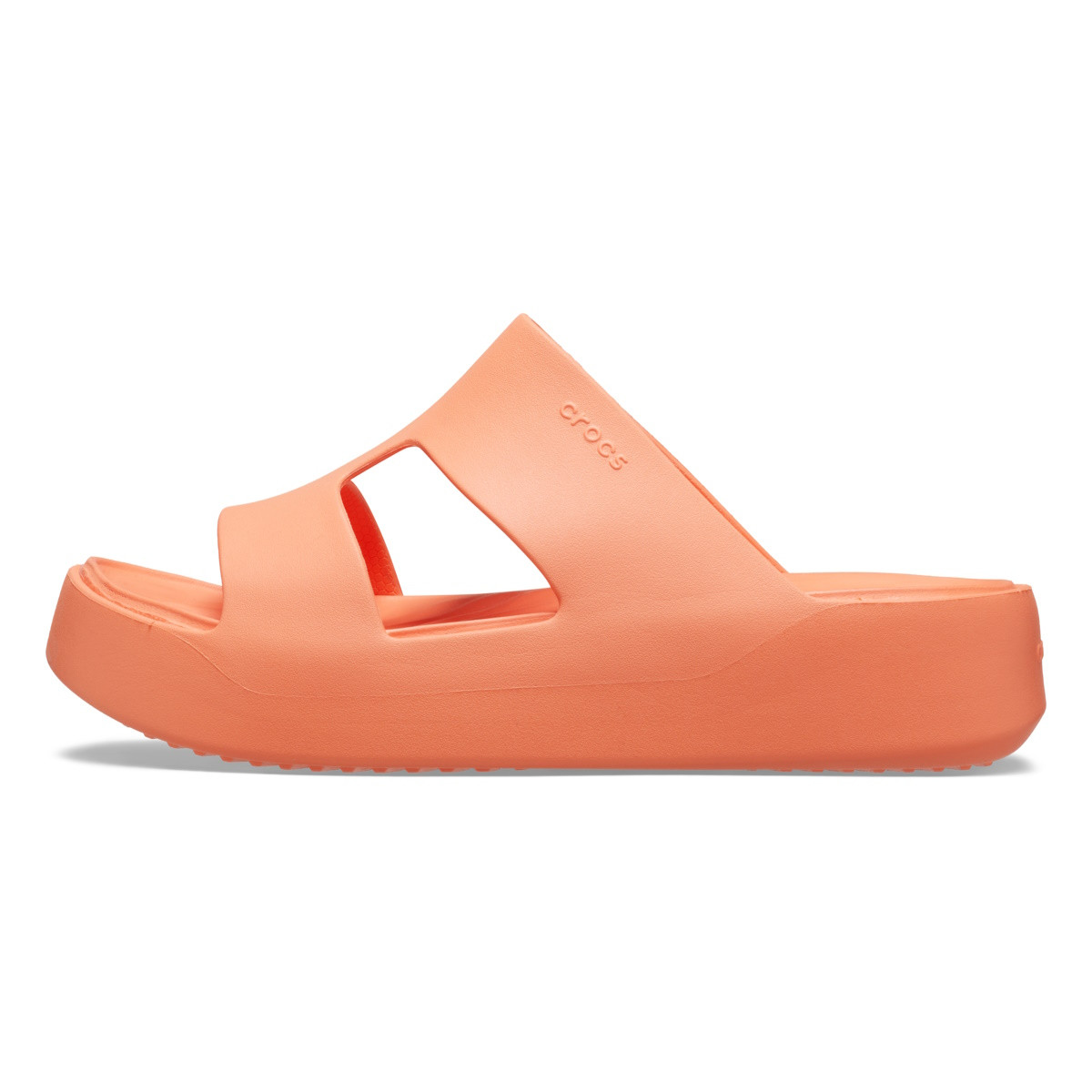 Papuci Crocs Getaway Platform H-Strap Portocaliu - Sunkissed - 2 | YEO