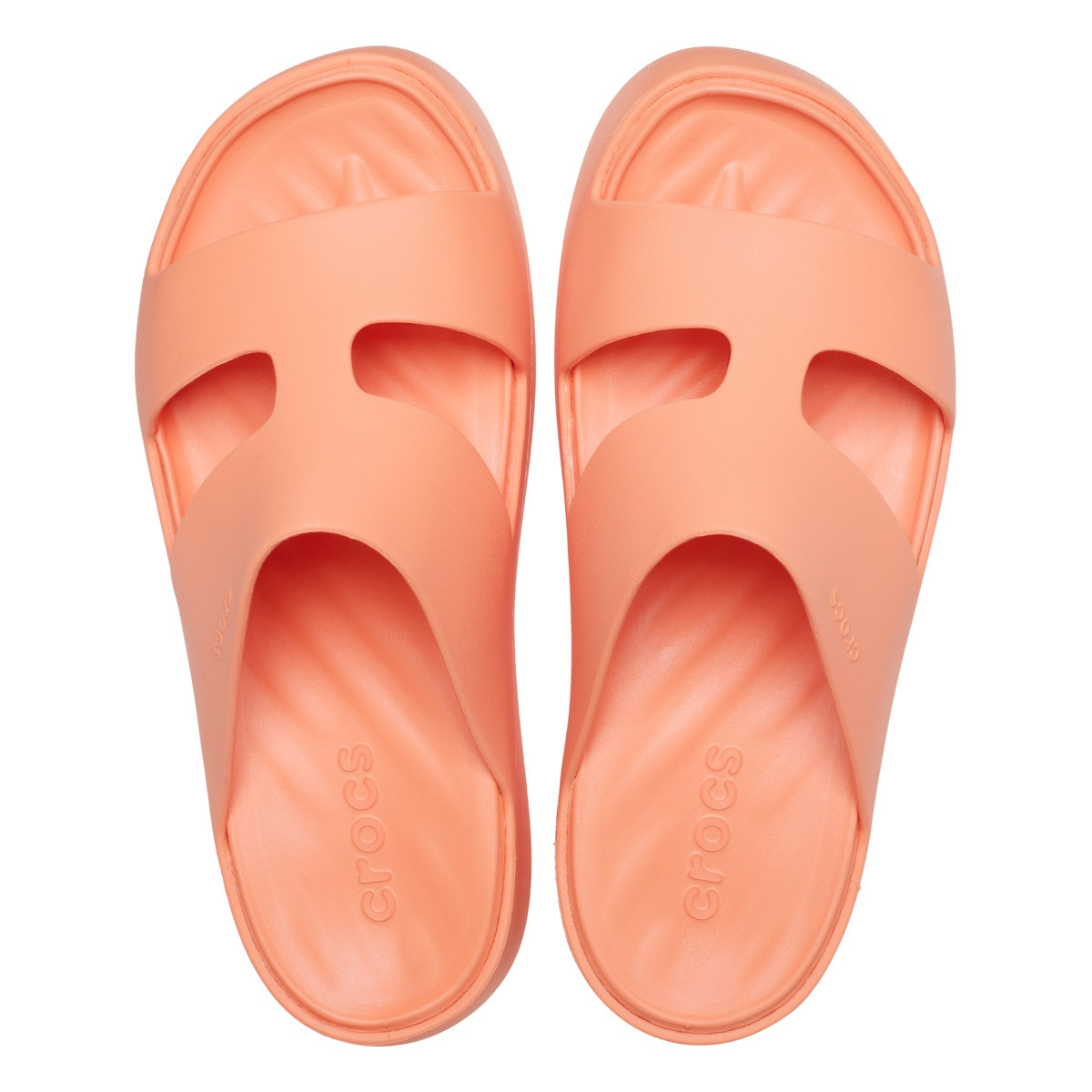 Papuci Crocs Getaway Platform H-Strap Portocaliu - Sunkissed - 4 | YEO