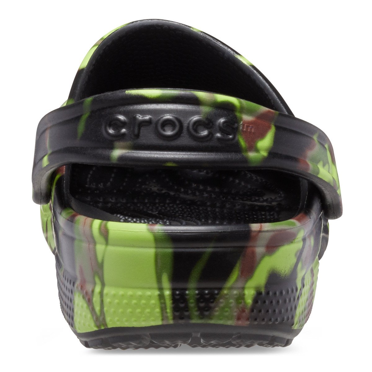 Saboti Crocs Classic Spray Camo Clog Negru - Black - 5 | YEO