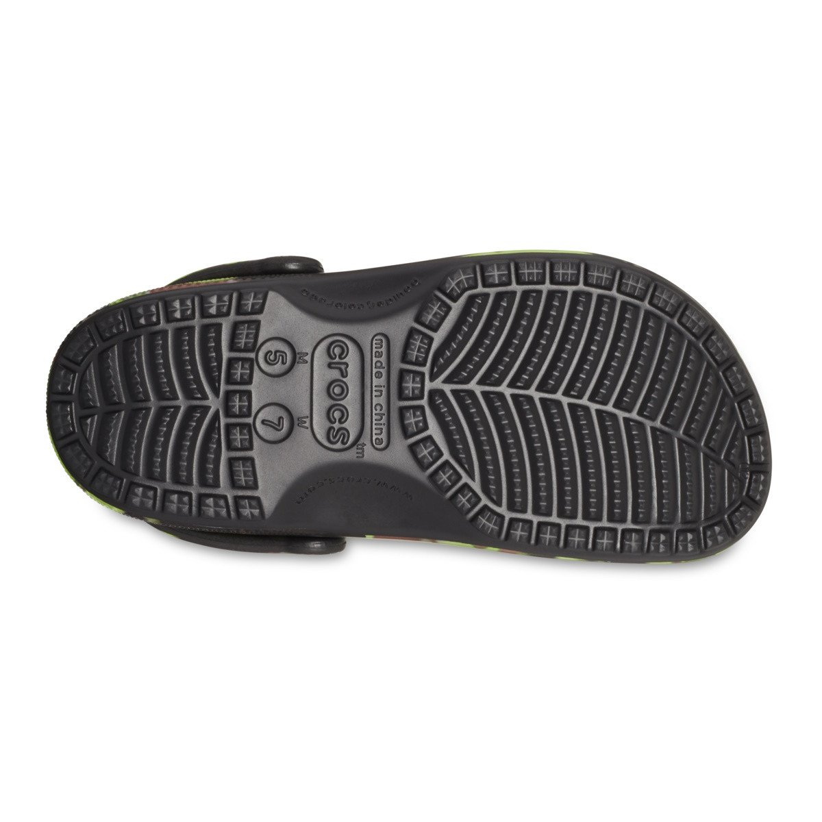Saboti Crocs Classic Spray Camo Clog Negru - Black