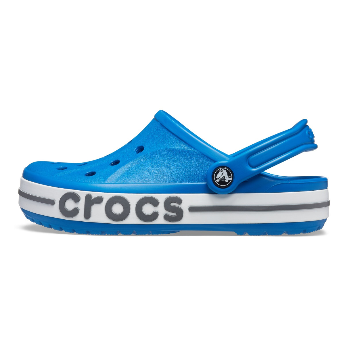 Saboti Crocs Bayaband Clog Albastru - Bright Cobalt/Slate Grey - 2 | YEO