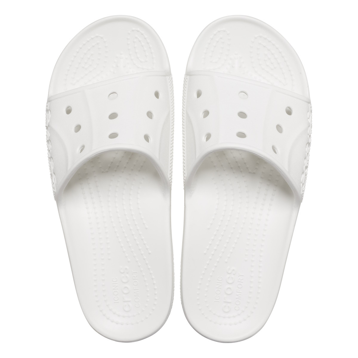 Papuci Crocs Baya II Slide Alb - White - 4 | YEO