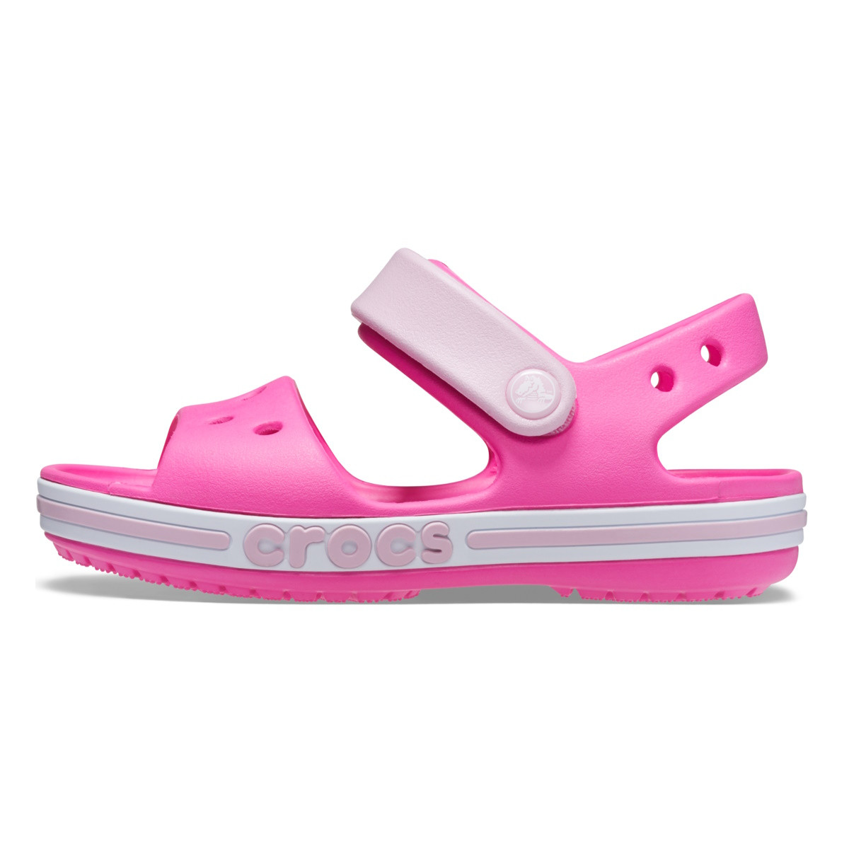 Sandale Crocs Bayaband Sandal Kids Roz - Electric Pink - 2 | YEO