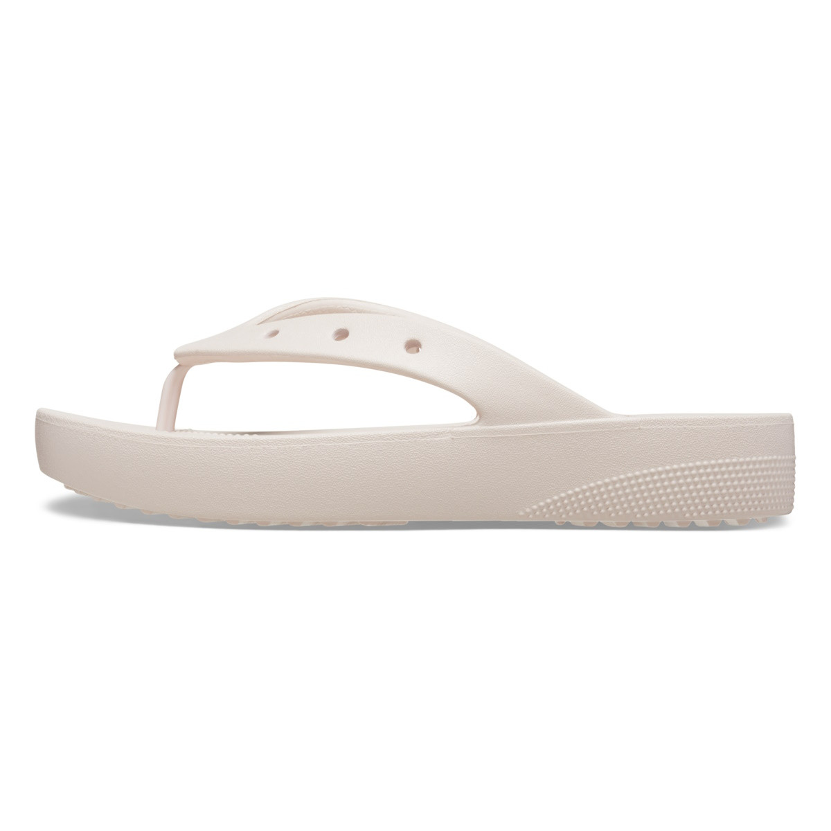 Slapi Crocs Classic Platform Flip Roz - Quartz - 1 | YEO