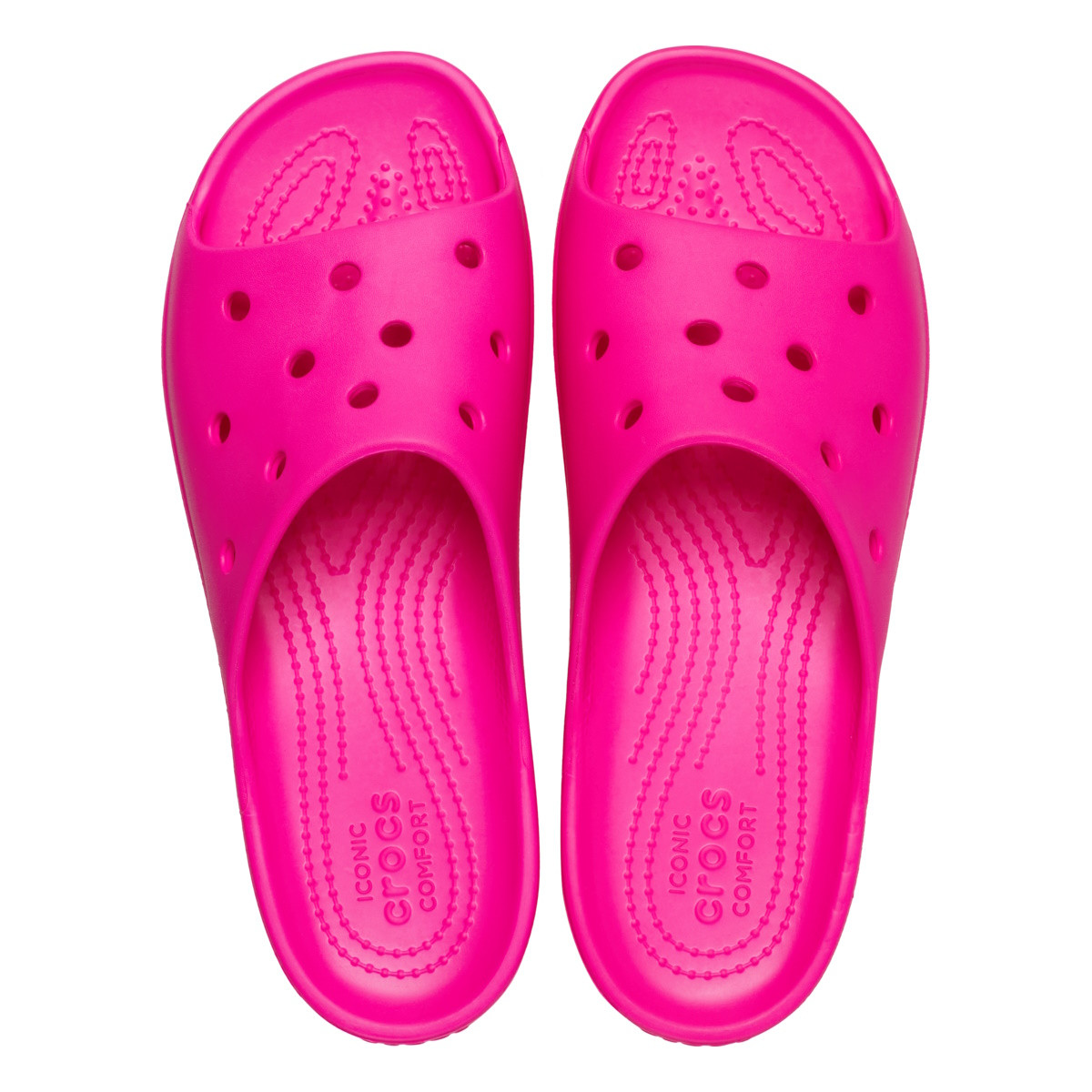 Papuci Crocs Classic Platform Slide Roz - Pink Crush - 5 | YEO
