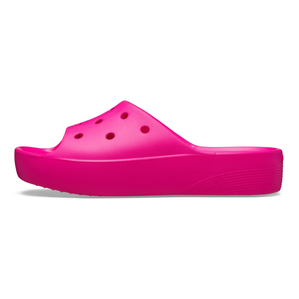 Papuci Crocs Classic Platform Slide Roz - Pink Crush