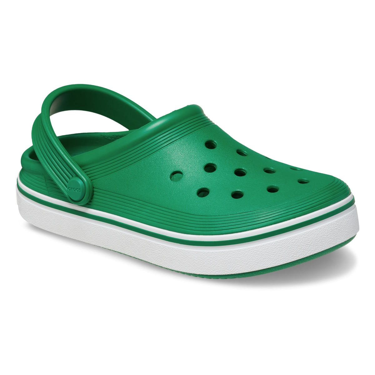 Saboți Crocs Crocband Off Court Clog Kids Verde - Green Ivy - 1 | YEO