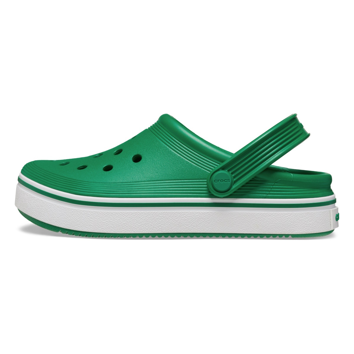 Saboți Crocs Crocband Off Court Clog Kids Verde - Green Ivy - 2 | YEO