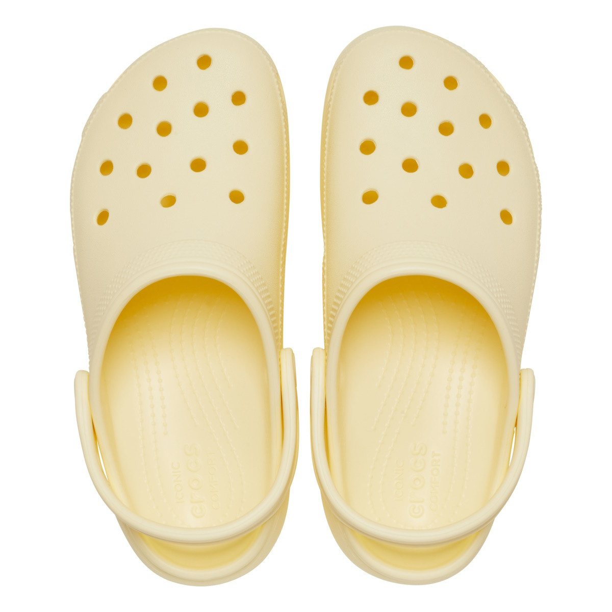 Saboți Crocs Women\'s Classic Platform Clog Galben - Buttercream - 4 | YEO