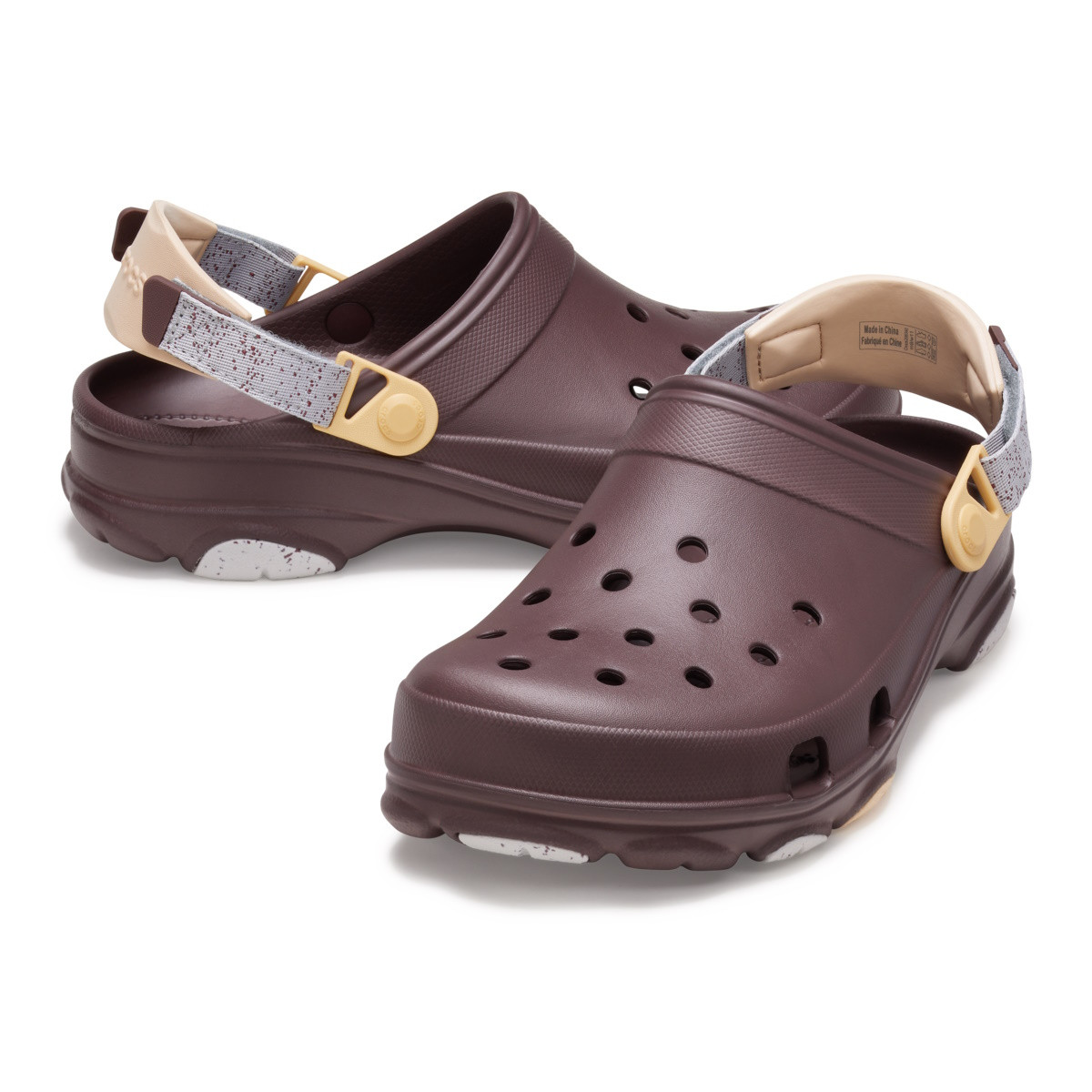 Saboti Crocs Classic All-Terrain Clog Maro - Mocha/Multi - 3 | YEO