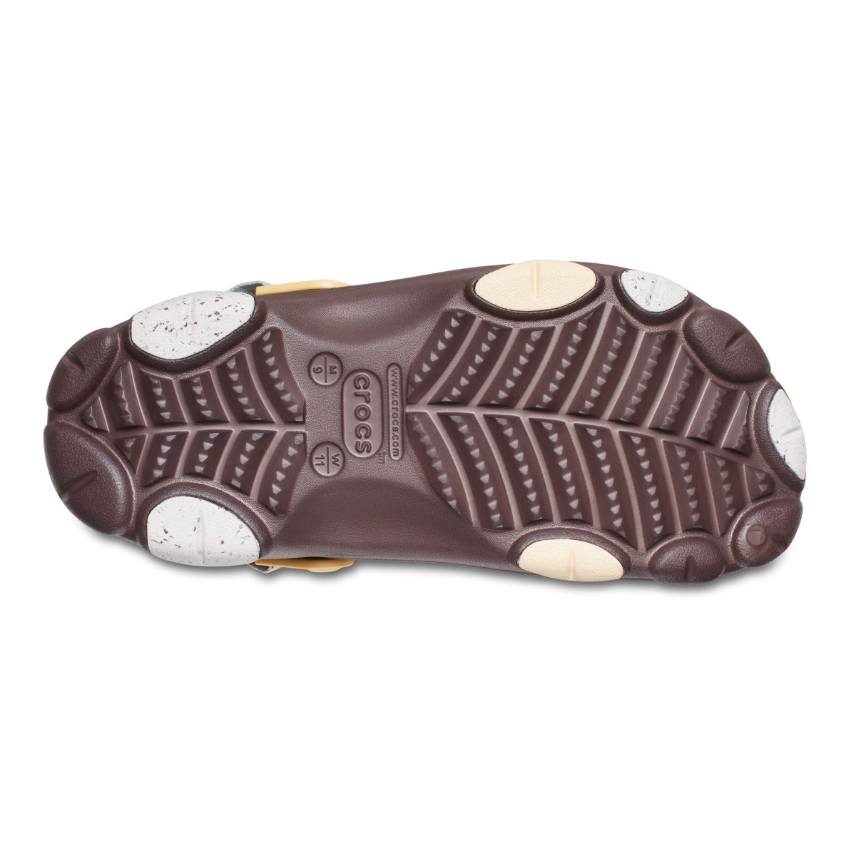 Saboti Crocs Classic All-Terrain Clog Maro - Mocha/Multi - 6 | YEO