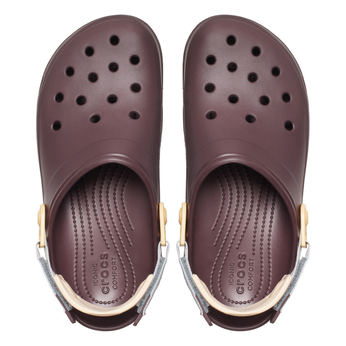 Saboti Crocs Classic All-Terrain Clog Maro - Mocha/Multi - 4 | YEO