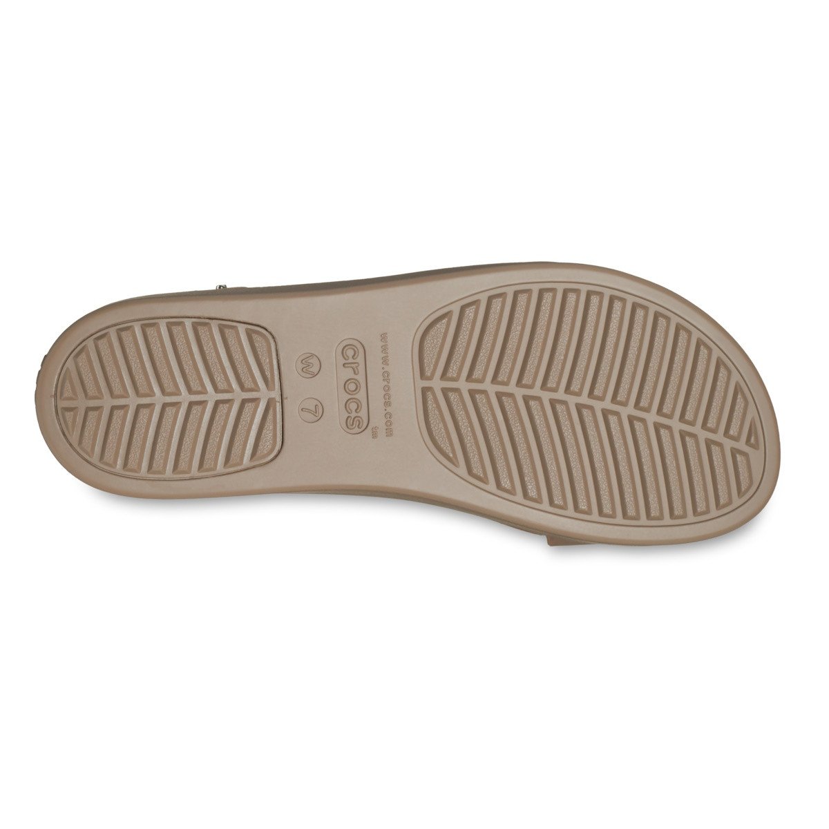Sandale Crocs Brooklyn Low Wedge Maro - Latte/Mushroom - 6 | YEO