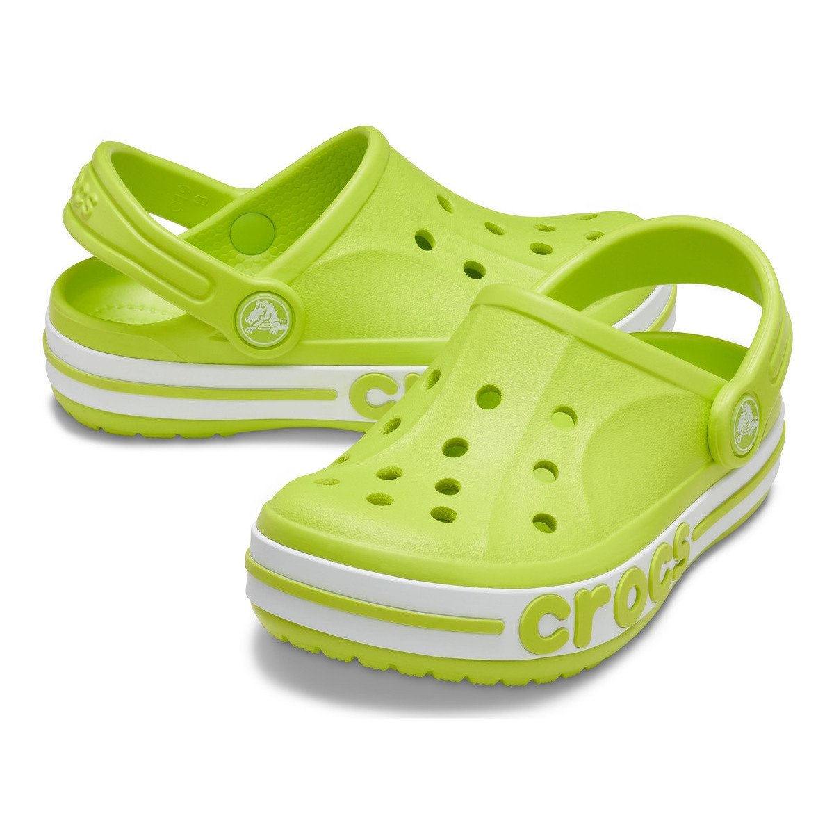 Saboti Crocs Kids\' Bayaband Clog Verde - Lime Punch - 2 | YEO
