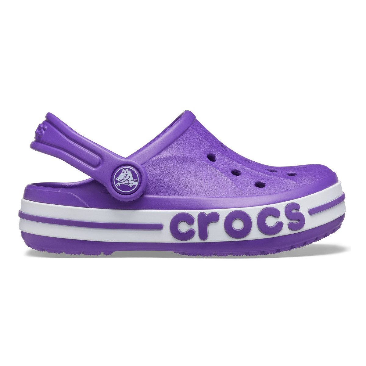 Saboti Crocs Kids\' Bayaband Clog Mov - Neon Purple