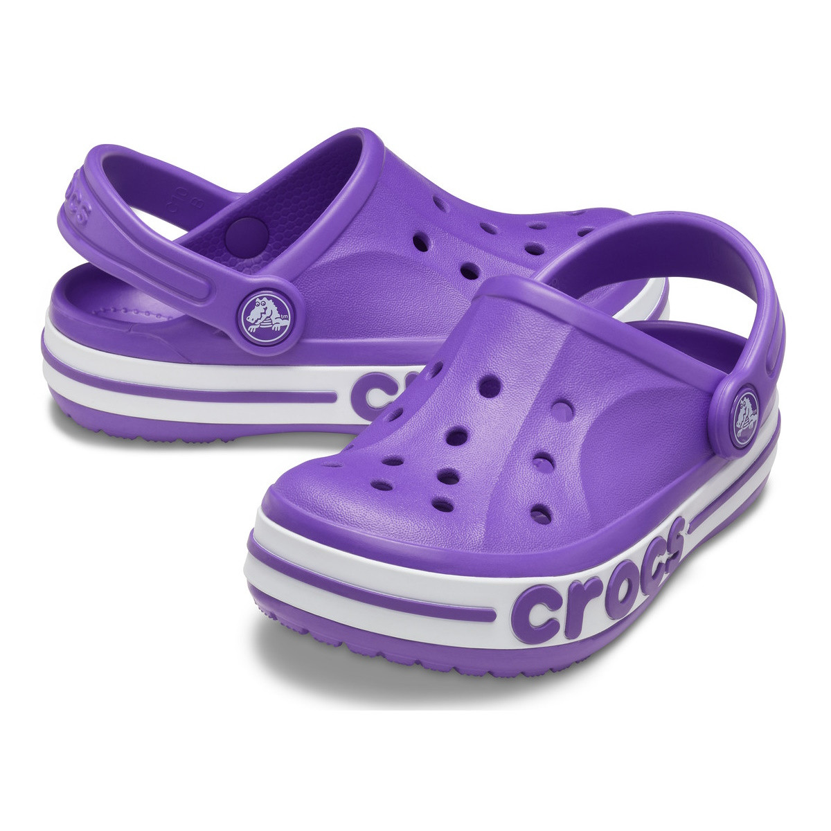 Saboti Crocs Kids\' Bayaband Clog Mov - Neon Purple - 2 | YEO