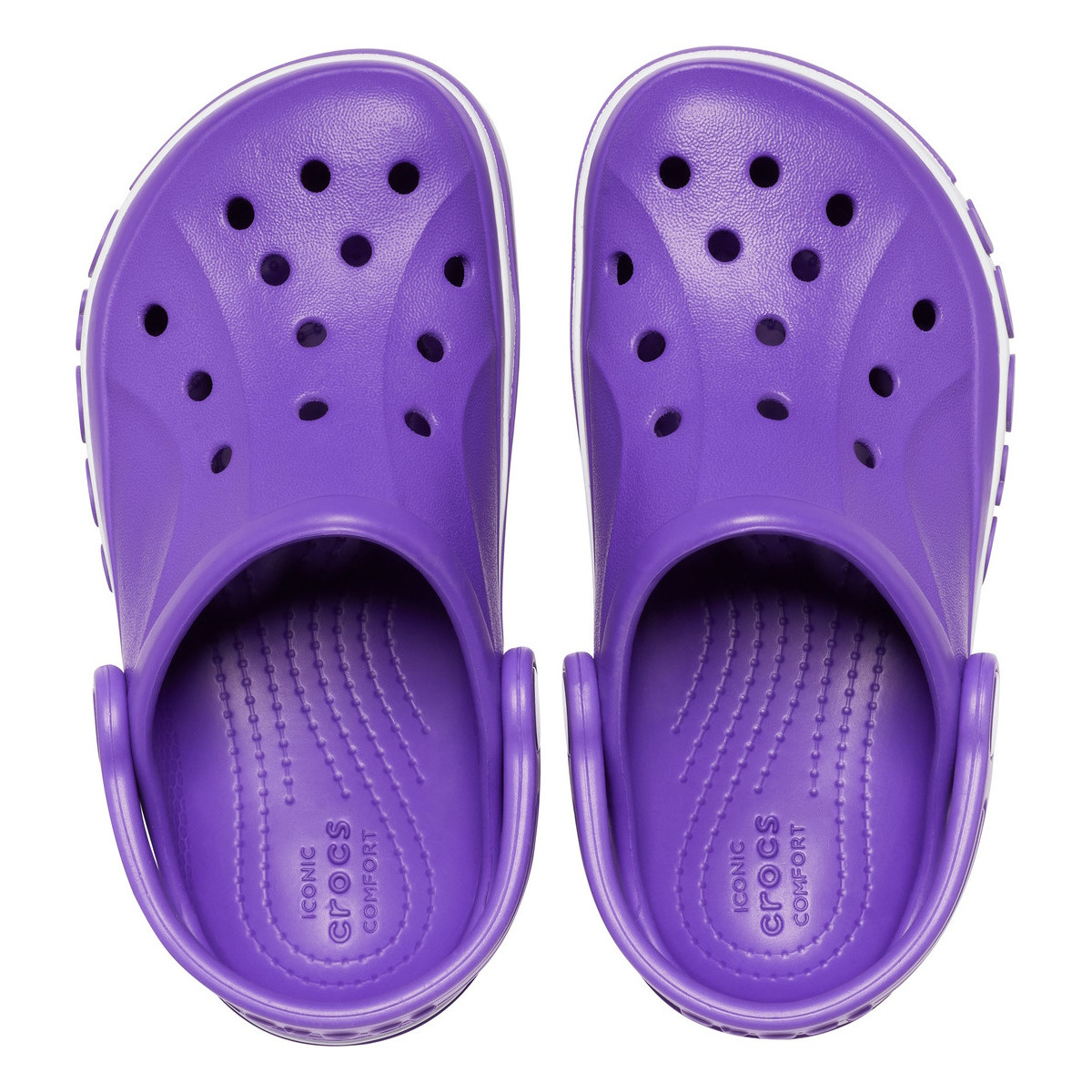 Saboti Crocs Kids\' Bayaband Clog Mov - Neon Purple - 3 | YEO
