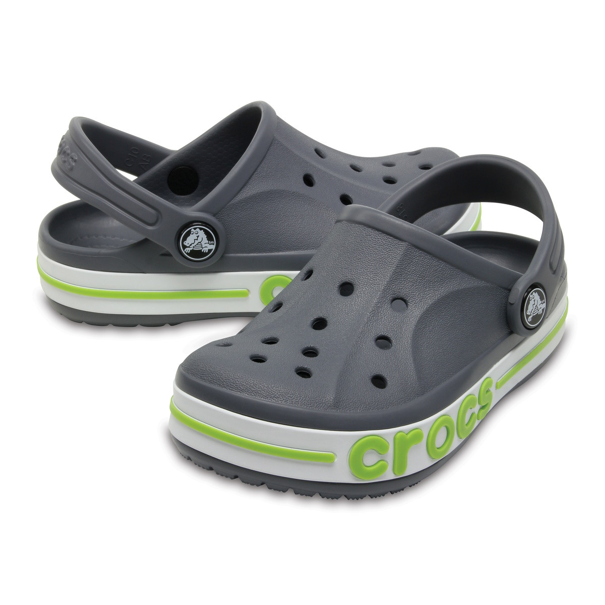 Saboti Crocs Kids\' Bayaband Clog Gri - Charcoal - 2 | YEO