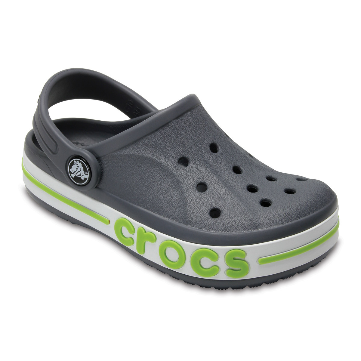 Saboti Crocs Kids\' Bayaband Clog Gri - Charcoal - 1 | YEO