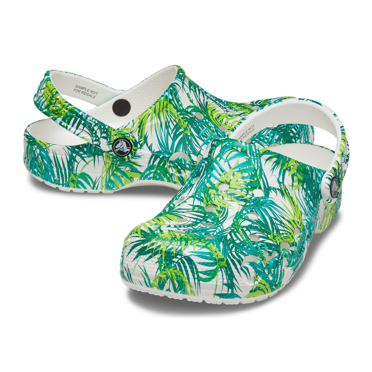 Saboti Crocs Baya Seasonal Printed Clog Alb - White/Tropical - 1 | YEO