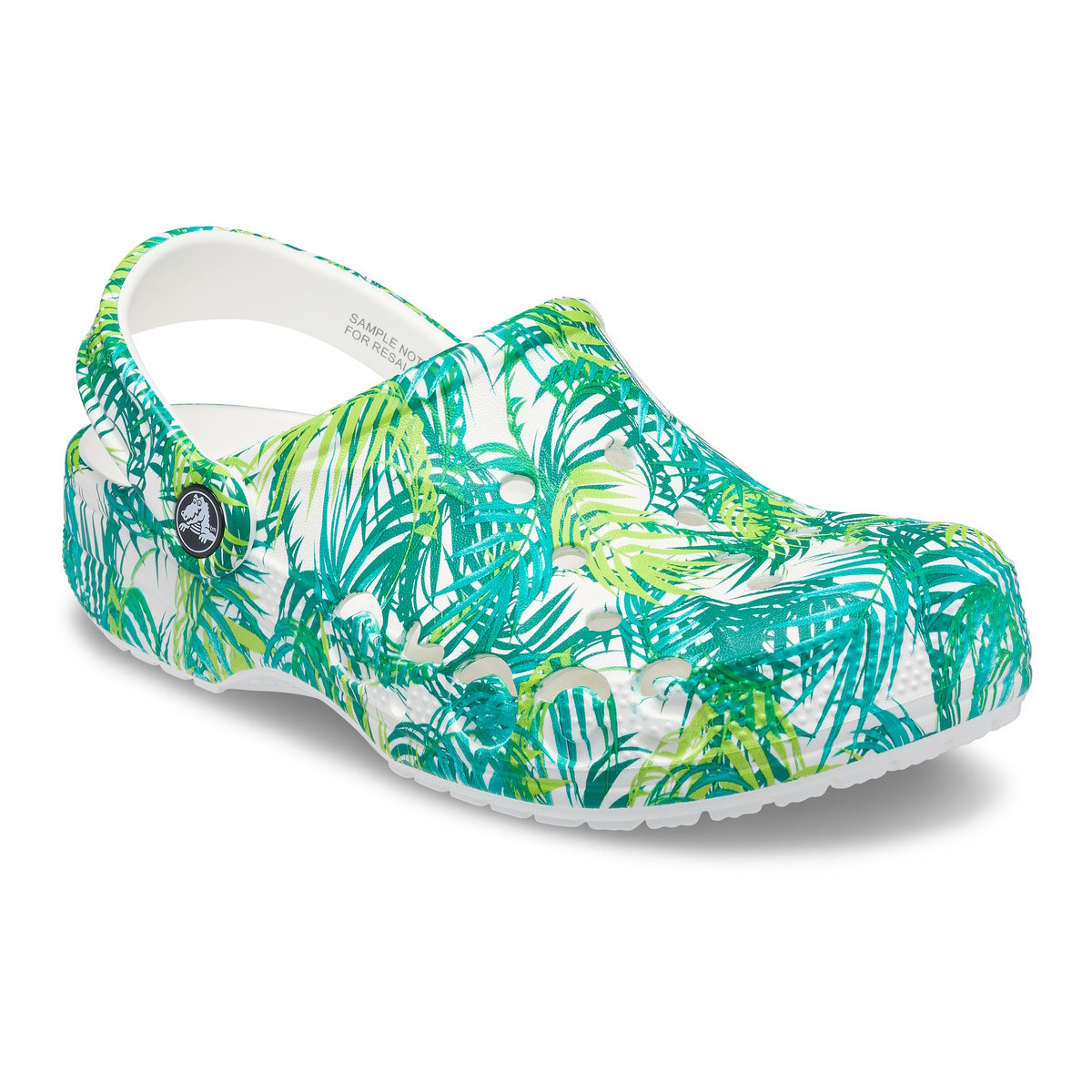 Saboti Crocs Baya Seasonal Printed Clog Alb - White/Tropical - 2 | YEO