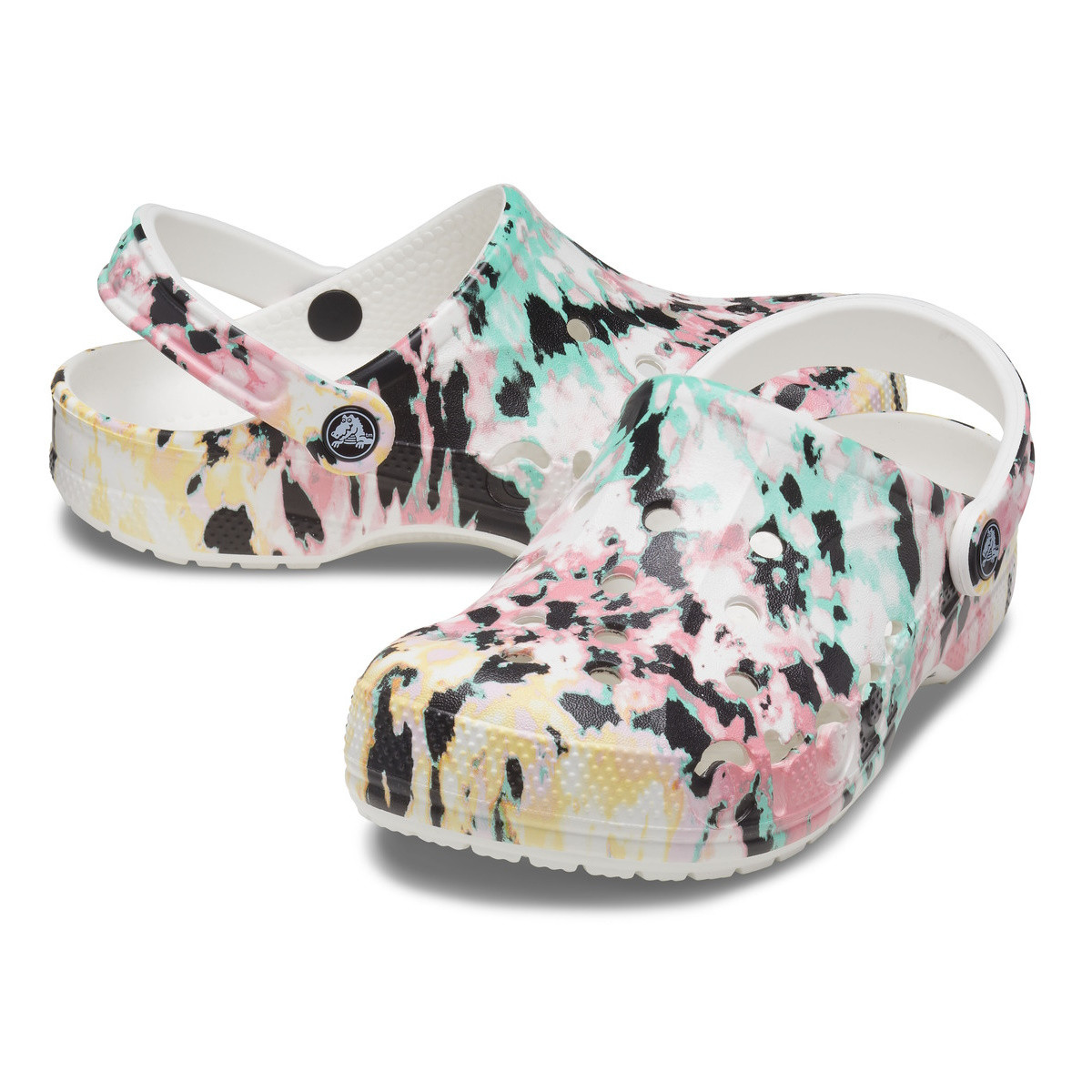 Saboti Crocs Baya Seasonal Printed Clog Multicolor - Multi/White - 2 | YEO