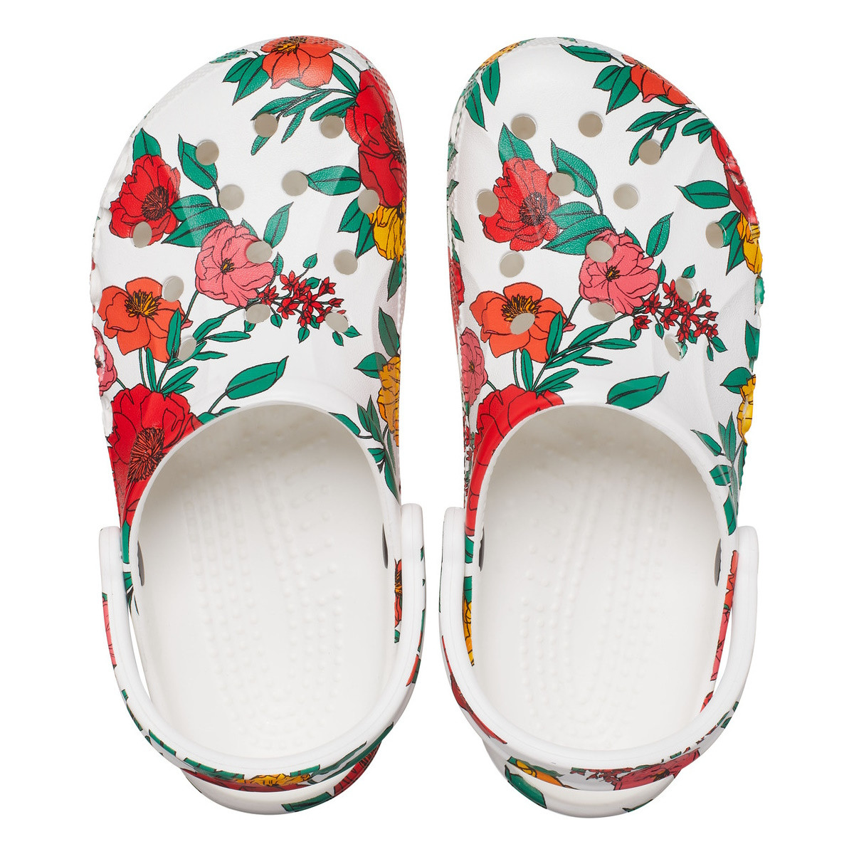 Saboti Crocs Baya Seasonal Printed Clog Alb - White/Floral - 3 | YEO