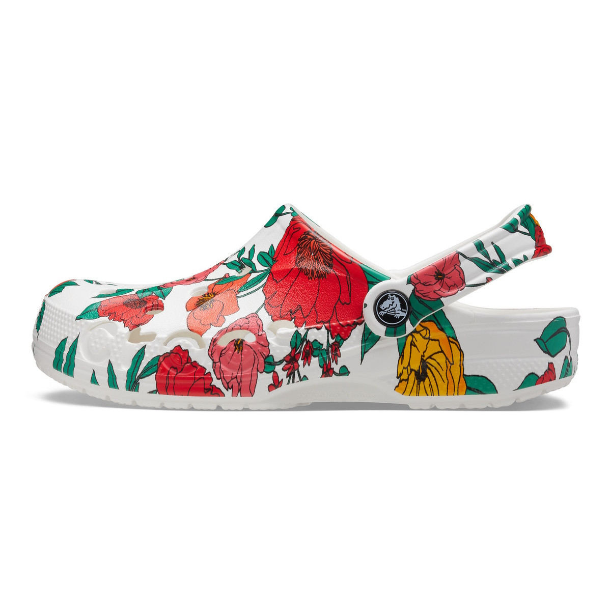Saboti Crocs Baya Seasonal Printed Clog Alb - White/Floral - 1 | YEO