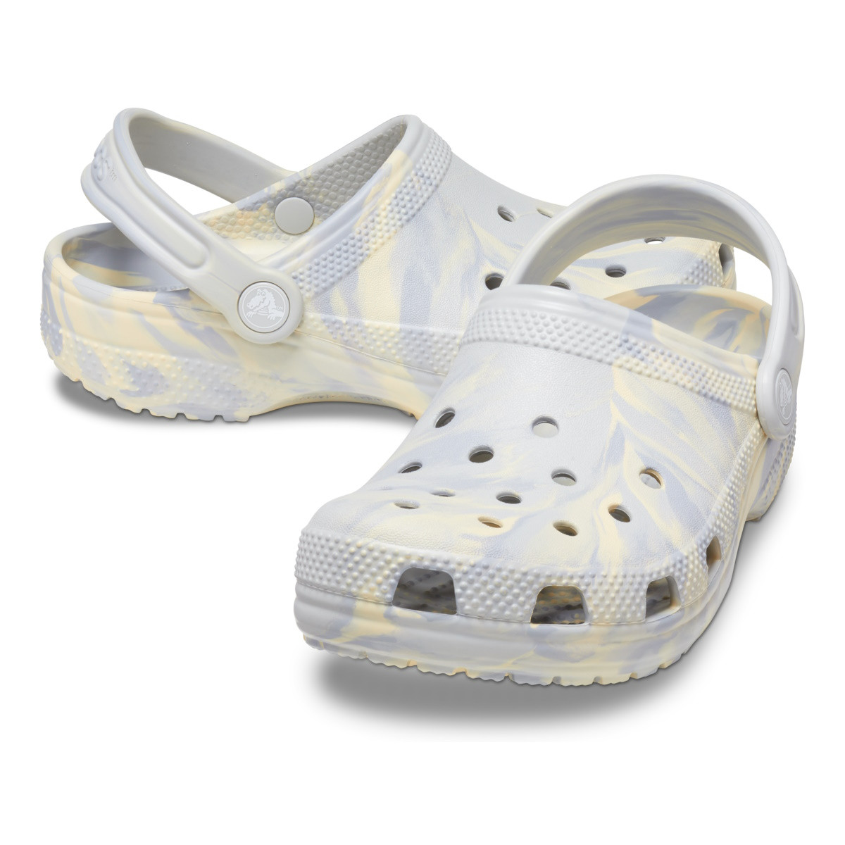 Saboti Crocs Classic Toddler Marbled Clog Gri - Atmosphere/Multi - 3 | YEO