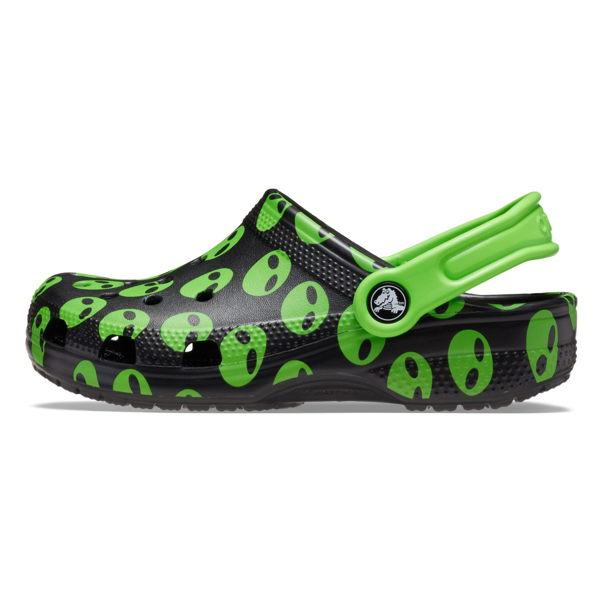 Saboti Crocs Classic Easy Icon Clog Kids Negru - Black - 2 | YEO