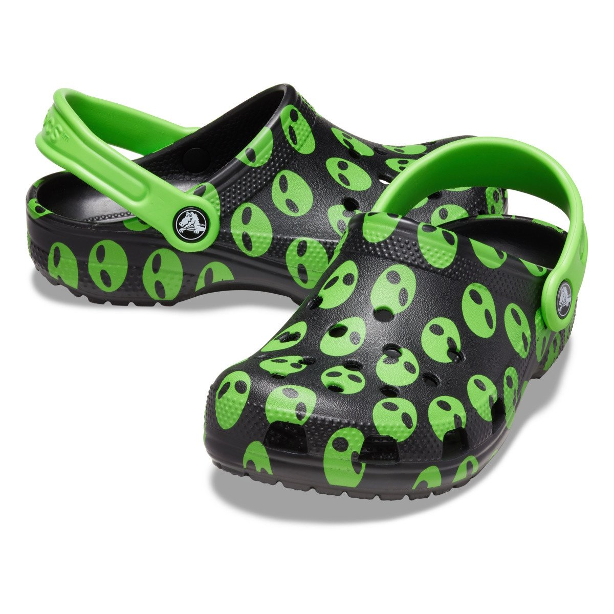 Saboti Crocs Classic Easy Icon Clog Kids Negru - Black - 3 | YEO