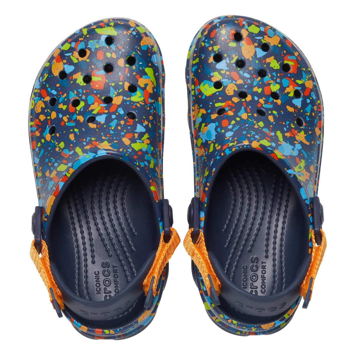 Saboti Crocs Classic All-Terrain Terrazzo Clog Kids Albastru - Navy/Multi - 2 | YEO