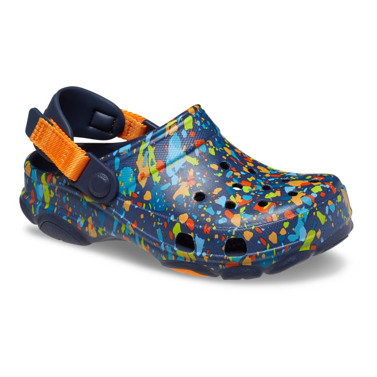 Saboti Crocs Classic All-Terrain Terrazzo Clog Kids Albastru - Navy/Multi - 3 | YEO