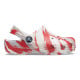 Saboti Crocs Classic Toddler Marbled Clog Culoare Alb - White/Flame