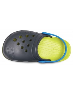 Saboti Crocs Electro III Gri - Slate Grey/Tennis Ball Green 2