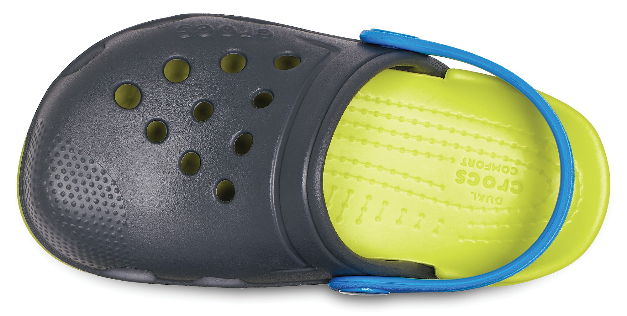 Saboti Crocs Electro III Gri - Slate Grey/Tennis Ball Green - 1 | YEO