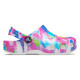 Saboti Crocs Classic Classic Solarized Clog Kids Culoare Multicolor - Pink/White