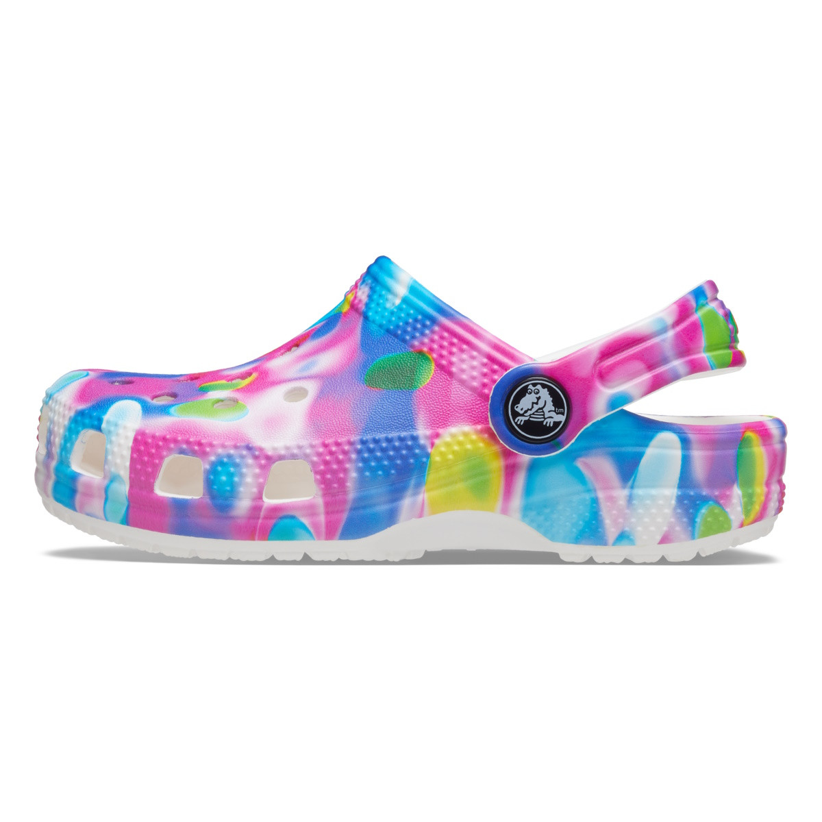 Saboti Crocs Classic Classic Solarized Clog Toddlers Multicolor - Pink/White - 2 | YEO