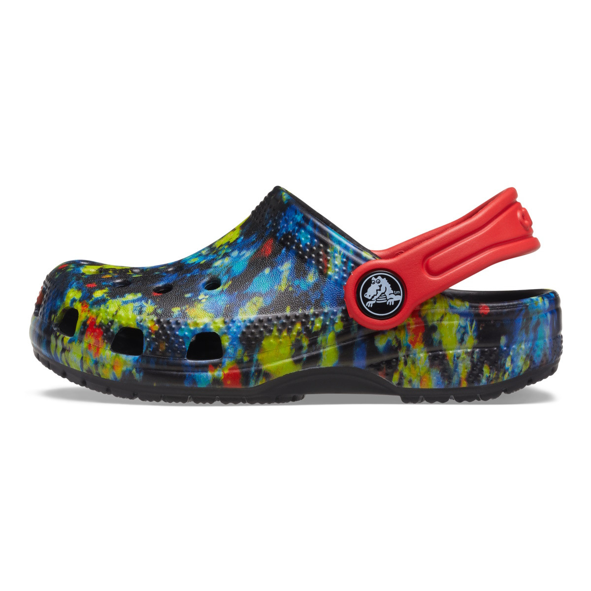 Saboți Crocs Classic Tie-Dye Graphic New Clog Toddlers Multicolor - Turq Tonic/Multi - 1 | YEO