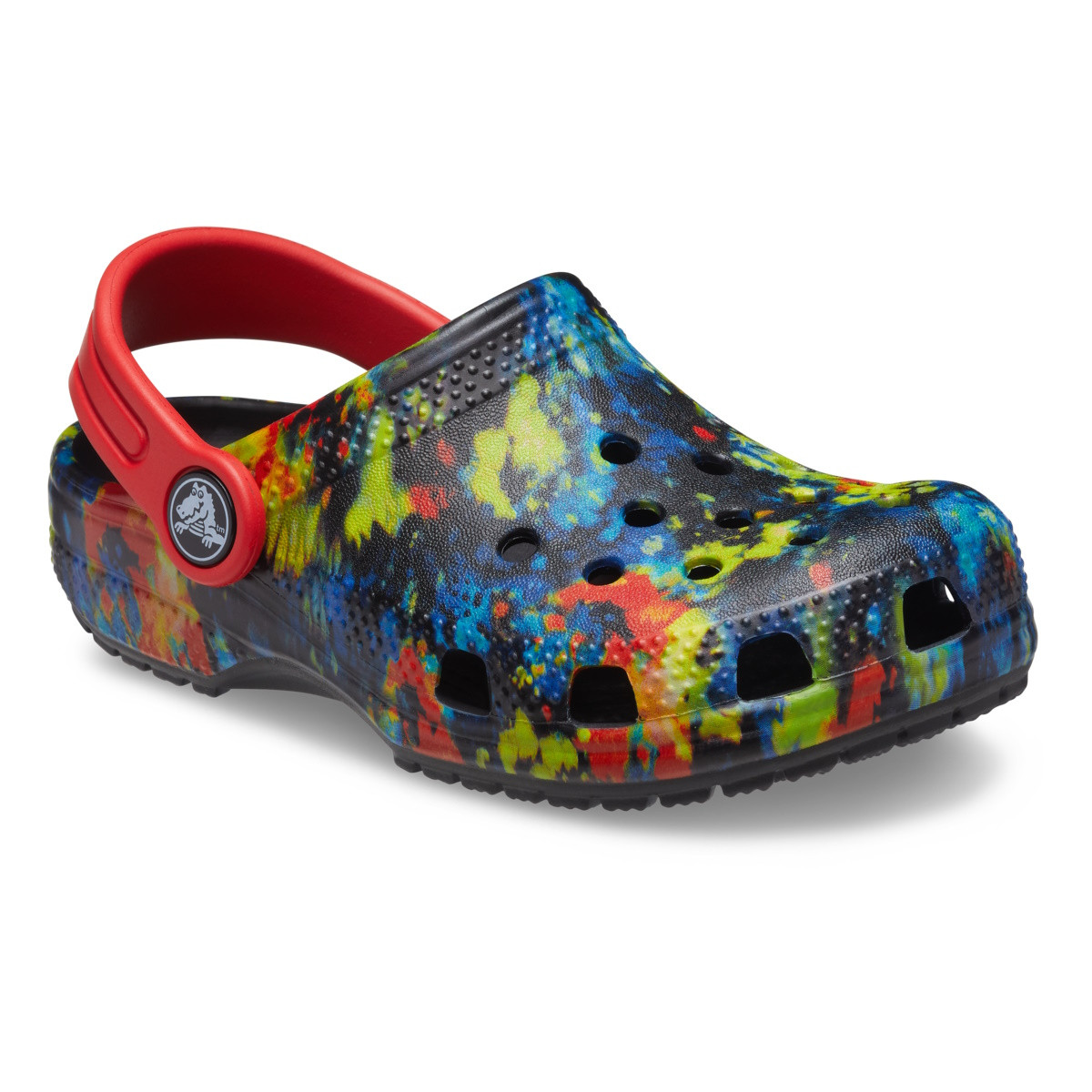 Saboți Crocs Classic Tie-Dye Graphic New Clog Toddlers Multicolor - Turq Tonic/Multi - 2 | YEO