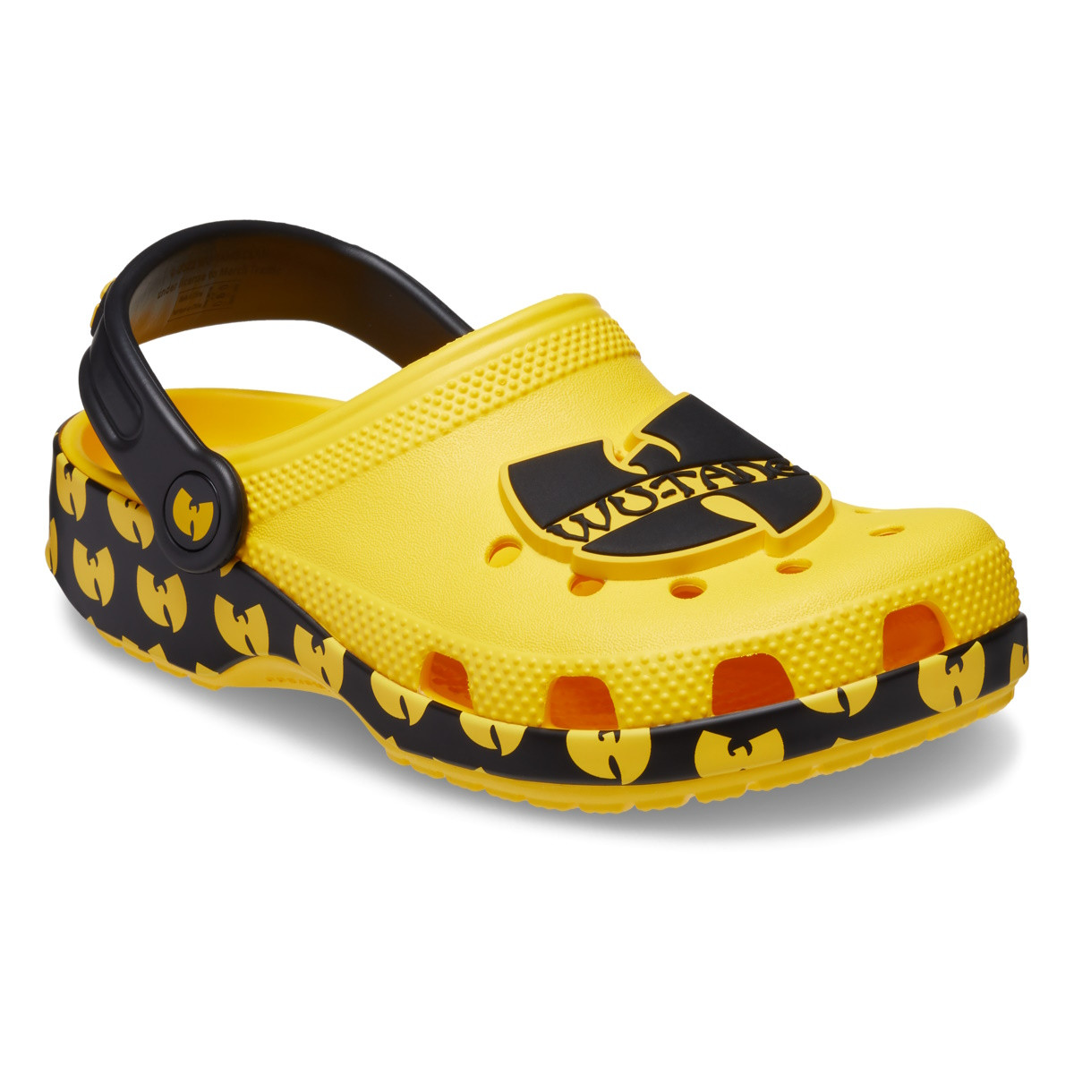 Saboti Crocs Classic Wu-Tang Clan Clog Kids Multicolor - Yellow/Black - 2 | YEO