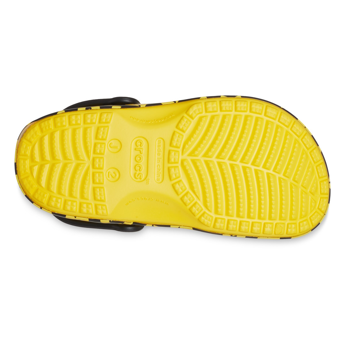 Saboti Crocs Classic Wu-Tang Clan Clog Kids Multicolor - Yellow/Black