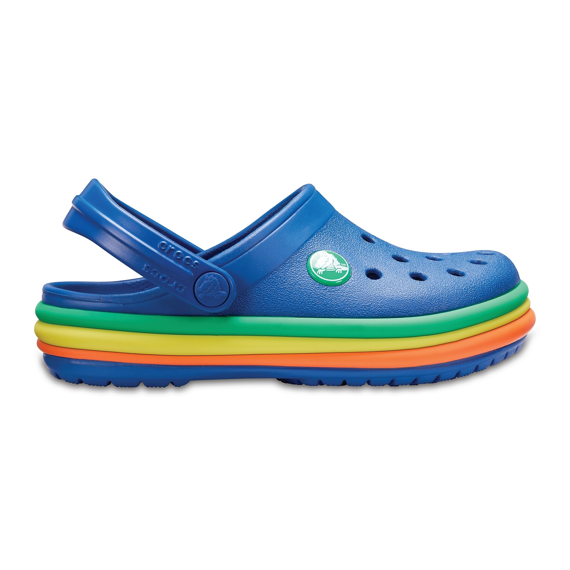 Saboti crocs crocband rainbow band clog kids