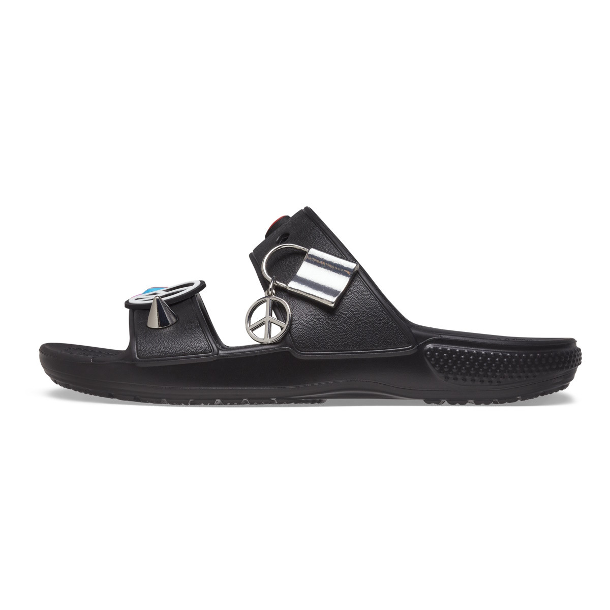 Papuci Classic Create Your Peace Sandal​ Negru - Black - 4 | YEO