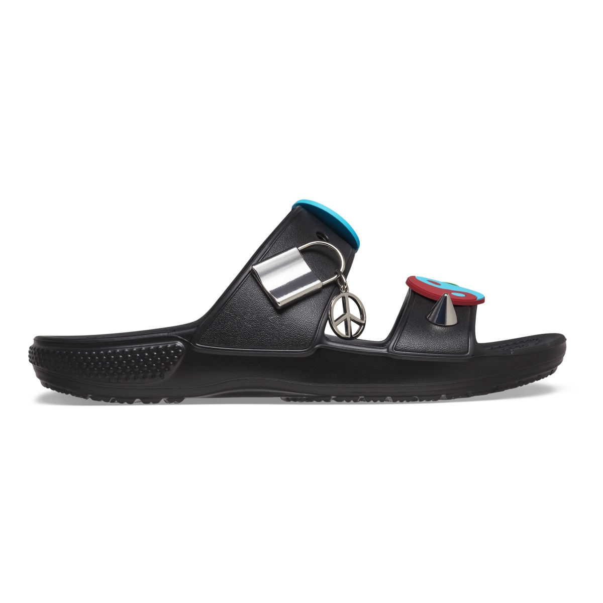 Papuci Classic Create Your Peace Sandal​ Negru - Black - 2 | YEO