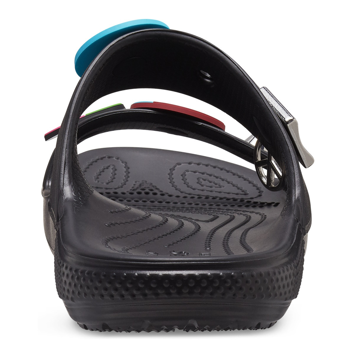 Papuci Classic Create Your Peace Sandal​ Negru - Black - 5 | YEO