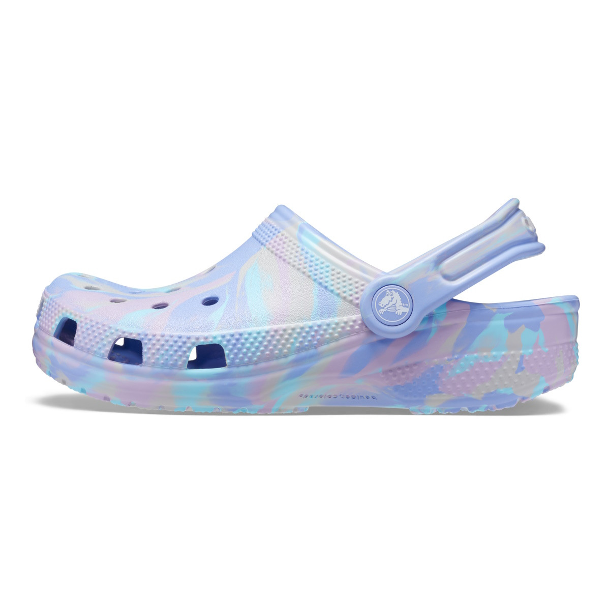Saboti Crocs Classic Toddler Marbled Clog Mov - Moon Jelly/Multi - 1 | YEO