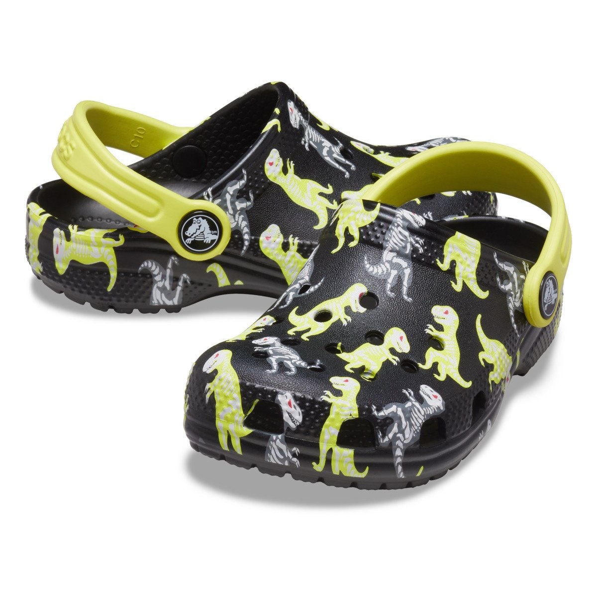 Saboti Crocs Classic Toddler Easy Icon Clog Negru - Black - 2 | YEO